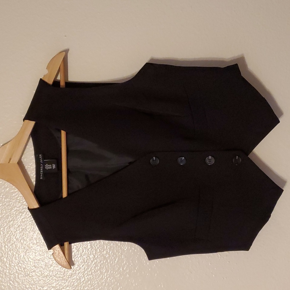 Sincerely Jules waistcoat/vest black size M